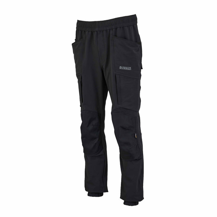 DEWALT Ellsworth Men's Water Resistant, Stretch, Tapered Fit, Technical Work Jogger Grey 3/4 View