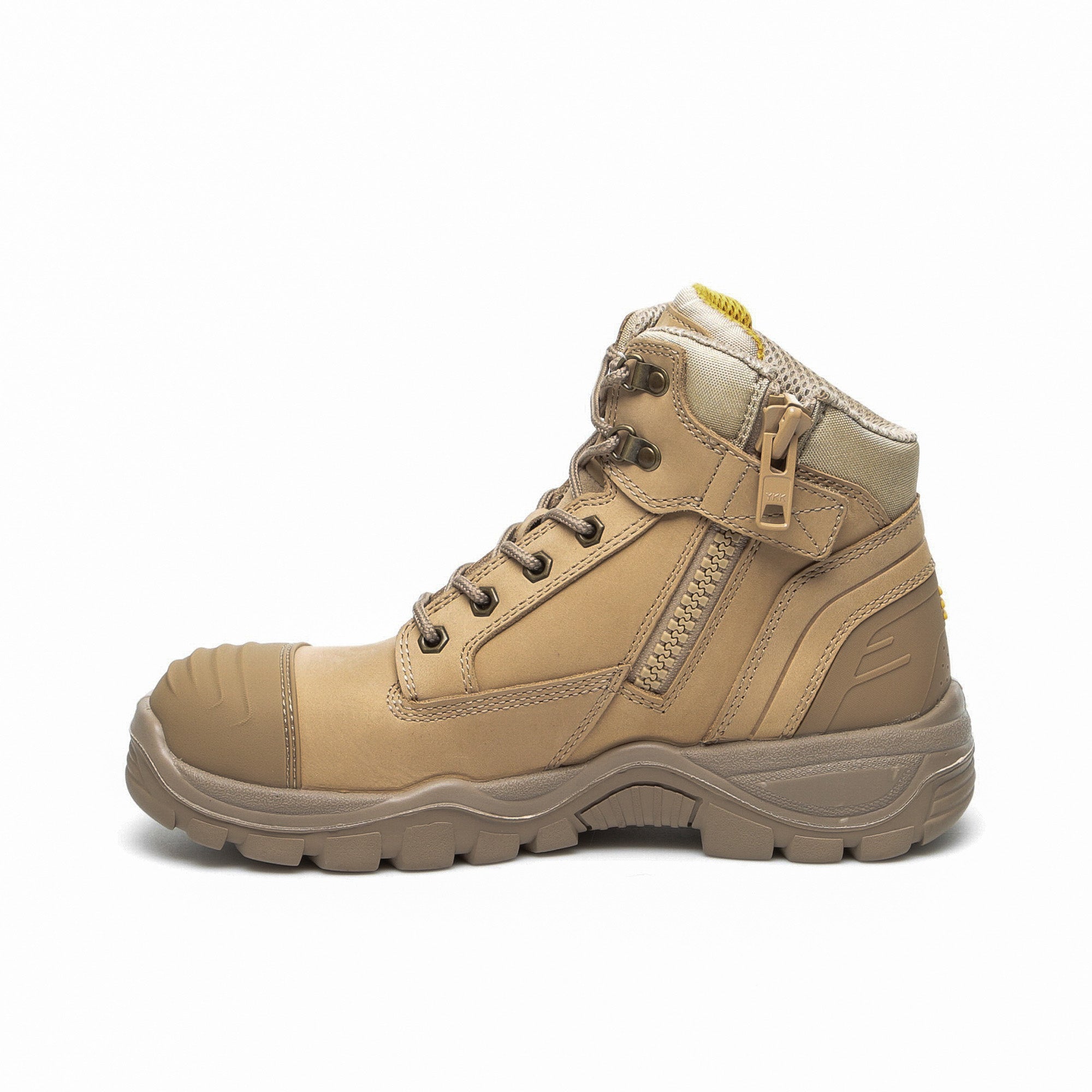 Side zip safety toe work boots on sale